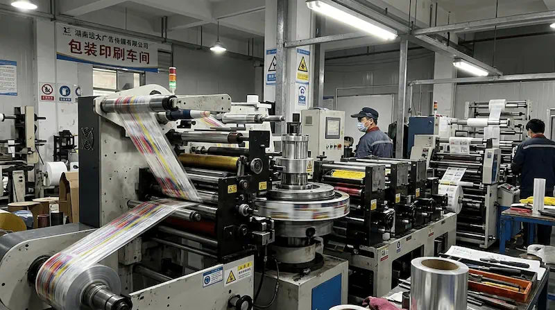 益阳农特产与工业品不干胶标签：PET合成纸防水防刮与数控模切工艺